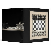 Chessboard and Chess Pieces: Binder