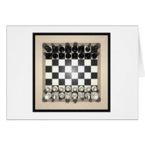 Chessboard and Chess Pieces: Cards