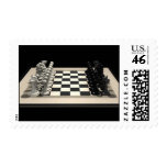 Chessboard and Chess Pieces: Postage postage
