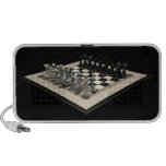 Chessboard and Chess Pieces: Speakers speakers