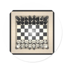 Chessboard and Chess Pieces: Stickers