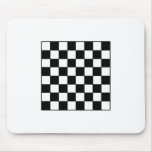 Chessboard B&amp;W The MUSEUM Zazzle Gifts Mouse Pad