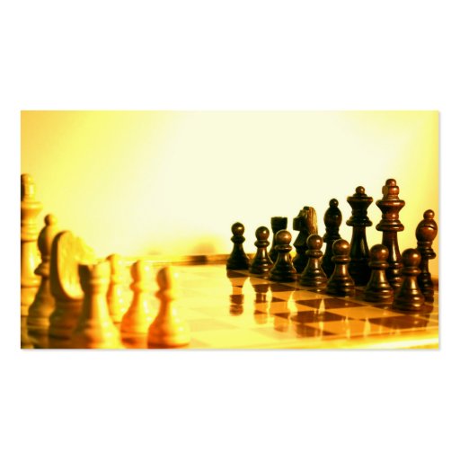 Chessboard Business Card (back side)