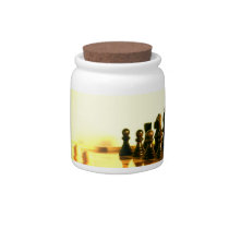 Chessboard Candy Jar
