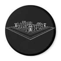Chessboard & Chess Pieces: magnets by spiritswitchboard Chessboard & Chess Pieces: magnets