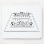 Chessboard &amp; Chess Pieces: Mouse Pads