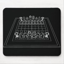 Chessboard & Chess Pieces: mousepads by spiritswitchboard Chessboard & Chess Pieces: mousepads