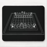 Chessboard &amp; Chess Pieces: Mouse Pad