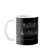 Chessboard & Chess Pieces: mugs