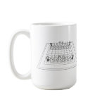 Chessboard & Chess Pieces: mugs