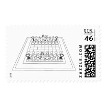 Chessboard & Chess Pieces: postage by spiritswitchboard Chessboard & Chess Pieces: postage