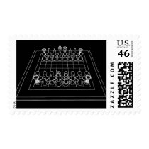 Chessboard & Chess Pieces: postage by spiritswitchboard Chessboard & Chess Pieces: postage