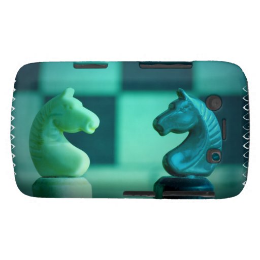 Chessboard Knights Blackberry Bold Case