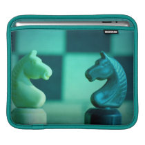 Chessboard Knights iPad Sleeve