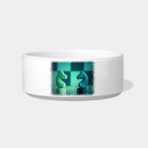 Chessboard Knights Pet Bowl Cat Water Bowls