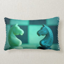 Chessboard Knights Pillow