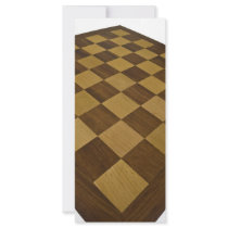 chessboard full color rack card
