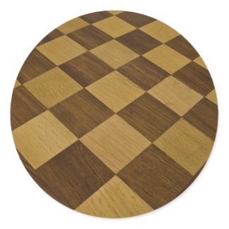 chessboard round sticker