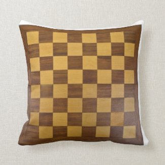 chessboard throw pillow