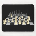 Chessboard with Chess Pieces - Custom Mousepad