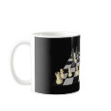 Chessboard with Chess Pieces - Custom Mug