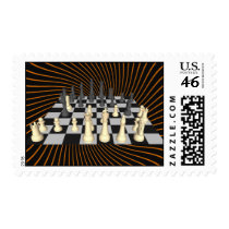 Chessboard with Chess Pieces: Custom Stamps by spiritswitchboard Chessboard with Chess Pieces: Custom Stamps