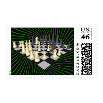 Chessboard with Chess Pieces - Custom Stamps by spiritswitchboard Chessboard with Chess Pieces - Custom Stamps