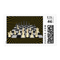 Chessboard with Chess Pieces: Custom Stamps by spiritswitchboard Chessboard with Chess Pieces: Custom Stamps