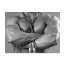 Chest & Jump Rope Postcard