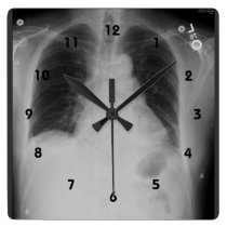 Chest X Ray ~ Clock at Zazzle
