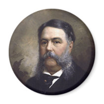 Chester A Arthur magnets by lean2left Chester A Arthur magnets