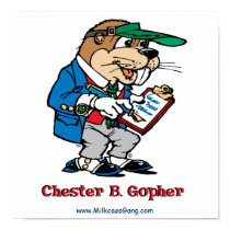 Chester B. Gopher Poster posters by MilkcaseGangProd Chester B. Gopher Poster posters