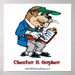 Chester B. Gopher Poster posters