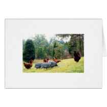 Chester & His Army On Patrol Greeting Card