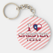 Chester, Texas Key Chain