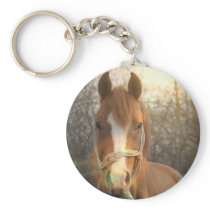 Chestnut Arab Horse Keychain