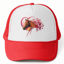 Chestnut Arab Roses hats by 4horses Chestnut Arab Roses hats