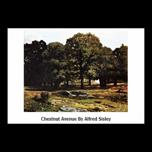 Chestnut Avenue By Alfred Sisley Print