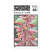 Chestnut blossom postage stamp