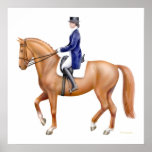 Chestnut Dressage Horse Print