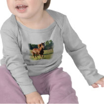Chestnut Galloping Horse Infant T-Shirt