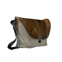 Chestnut Horse Design Messenger Bag