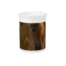 Chestnut Horse Design Pitcher