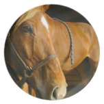 Chestnut Horse Design Plate