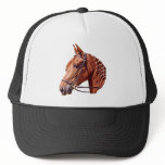 Chestnut Horse Trucker Hats
