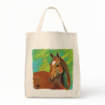 Chestnut Horse Head Art bags