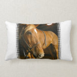 Chestnut Horse Photo Pillow