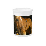 Chestnut Horse Photo Pitcher