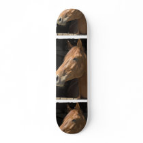 Chestnut Horse Profile Skateboard
