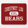 Chestnut Log - Bears - Middle - Douglasville Mouse Mat